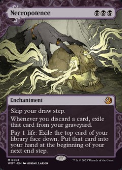 Necropotence Wilds of Eldraine- Enchanting Tales Enchanting Art